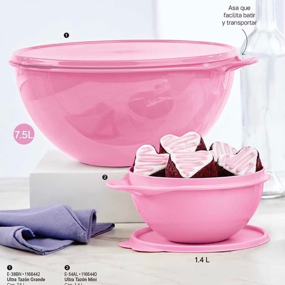 Tupperware Thatsa Bowl Set of 2 - Picture 12 of 12